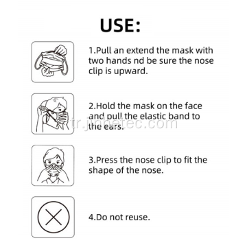 Anti-Koronavirüs İçin 3 PLY Tek Kullanımlık Tıbbi Yüz Maskesi